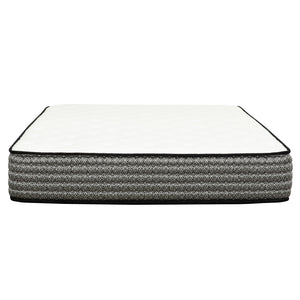 12" Premium Hybrid Mattress In A Box Soft Gel Memory Foam Top With Cooling Technology - Gray / White - Queen