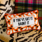 Haunt It Needlepoint Pillow
