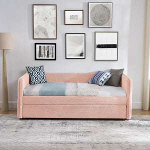Upholstered Daybed With Pop Up Trundle