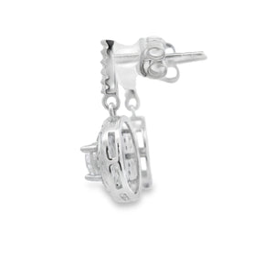 Cubic Zirconia Earrings Sterling Silver