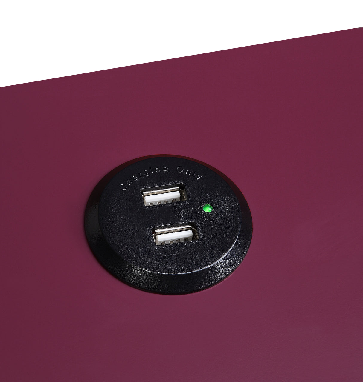 Fierce Accent Table with Built-in USB Port