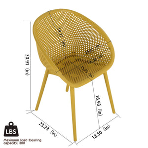 2 Pack Lounge Chair Set & Folding Square Table