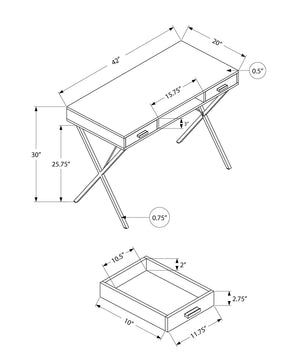 Computer Desk, Home Office, Laptop, Left / Right Set-Up, Storage Drawers, Work, Contemporary, Modern - Best Buy Furniture