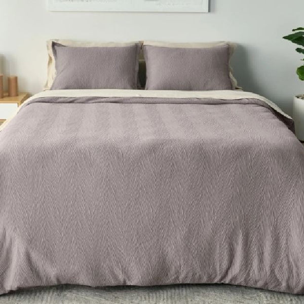 BedGear Performance Duvet Set, King - Taupe/Arrowhead
