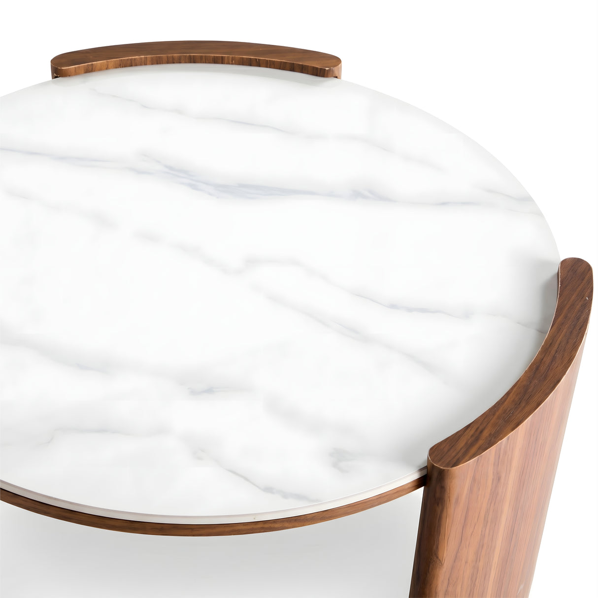 Modern Round Sintered Stone Coffee Table
