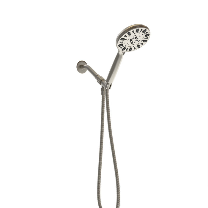 Multi Function Adjustable Hand Shower with 7 Spray Settings - Brushed Nickel