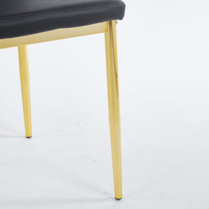 Dining Chair (Set of 4) - Golden Black