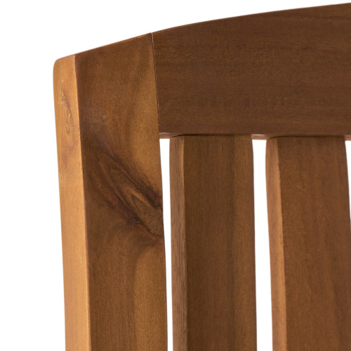 Acacia Wood Patio Outdoor Rocking Chair with Cushions