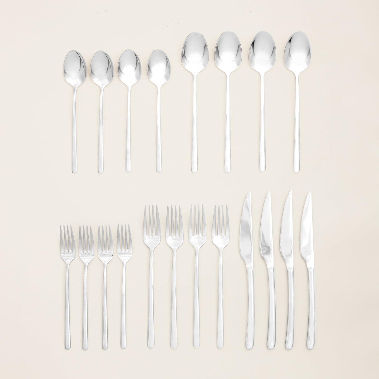 Emilia Mirror 20-Piece Flatware Set