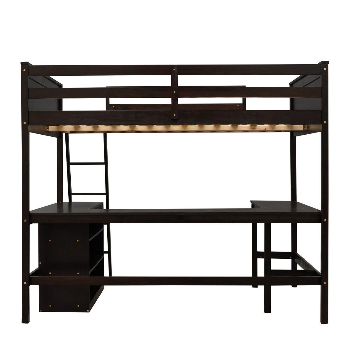 Loft Bed With Shelves With Desk