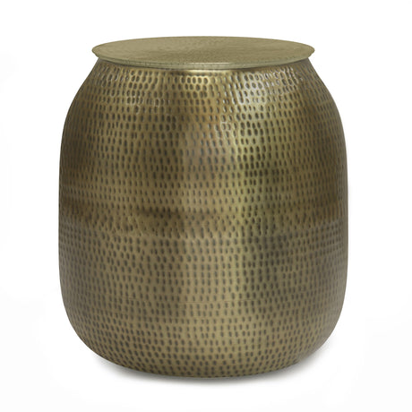 Griffen - Handcrafted Metal Storage Accent Table