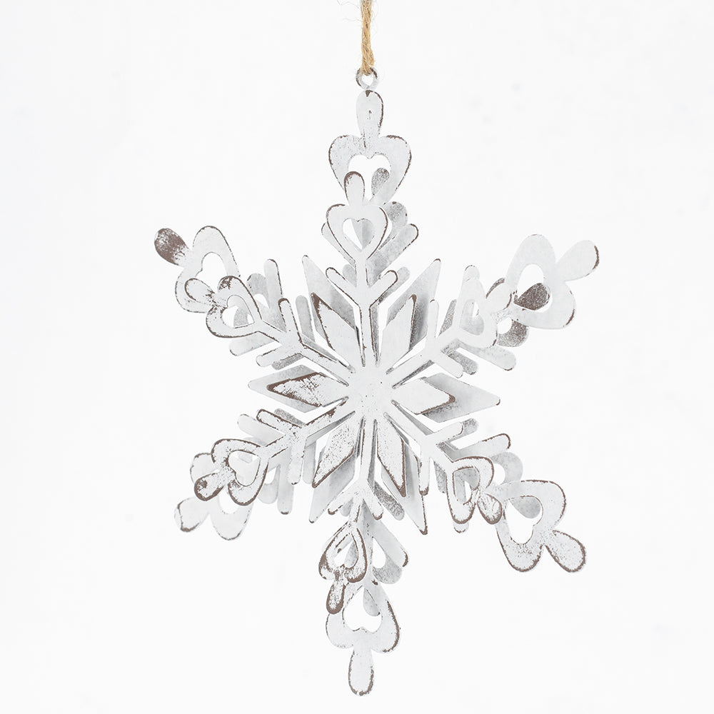 Iron Snowflake Hanger - Set of 6