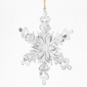 Iron Snowflake Hanger - Set of 6