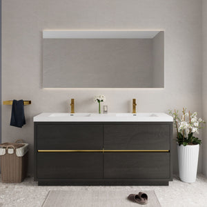 Bathin Freestanding Bathroom Vanity With Double Sinks