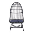 Elon - Cocoon Chair - Gray - Best Buy Furniture