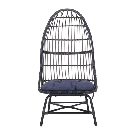 Elon - Cocoon Chair - Gray - Best Buy Furniture
