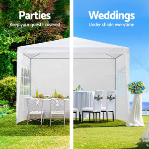 10x20 Outdoor Garden Gazebo with 6 Removable Sidewalls