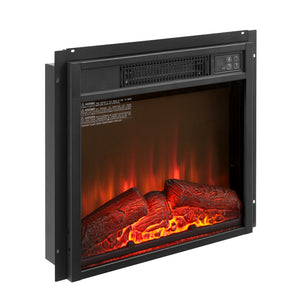 Electric Fireplace Insert 18" 1400W Remote Control