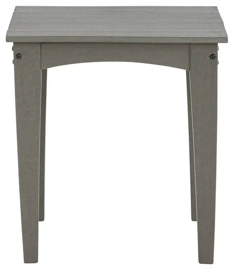 Visola - Square End Table - Gray - Best Buy Furniture