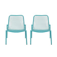 Outdoor Iron Chair With Mesh Design - Best Buy Furniture