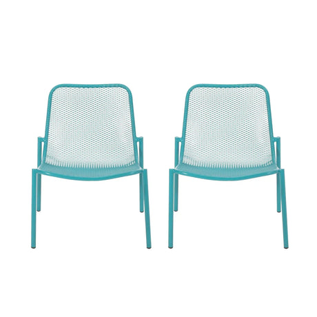 Outdoor Iron Chair With Mesh Design - Best Buy Furniture