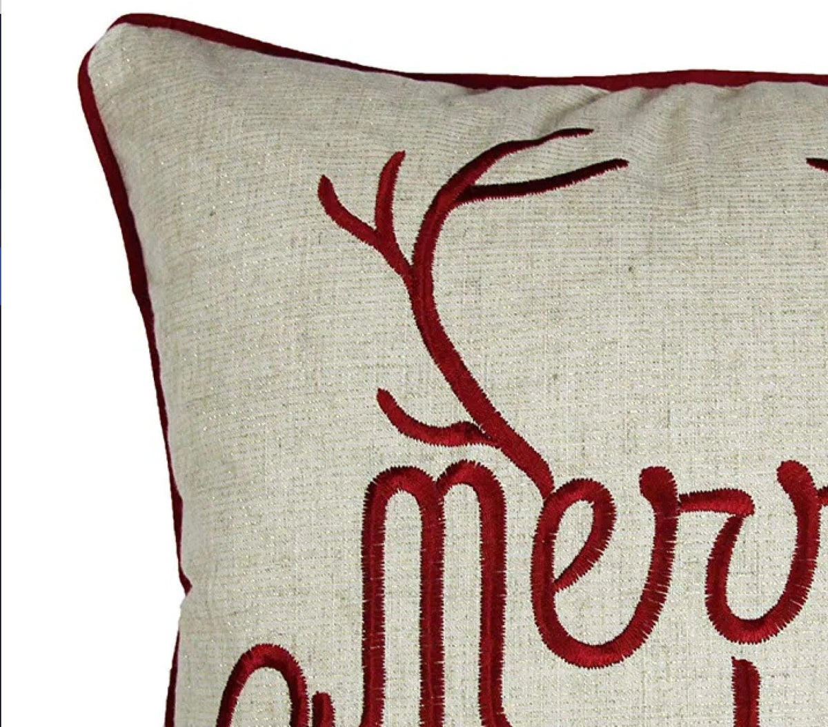 Merry Christmas and Happy New Year Throw Pillow