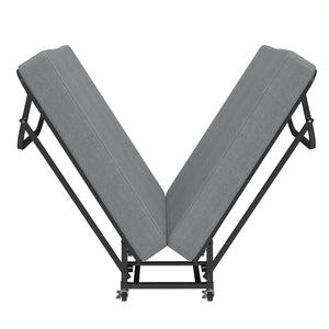 75" Folding Bed with Memory Foam Mattress