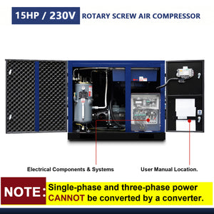 15HP Rotary Screw Air Compressor