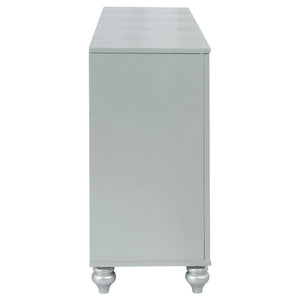 Arabesque - 6 Drawer Dresser - Silver