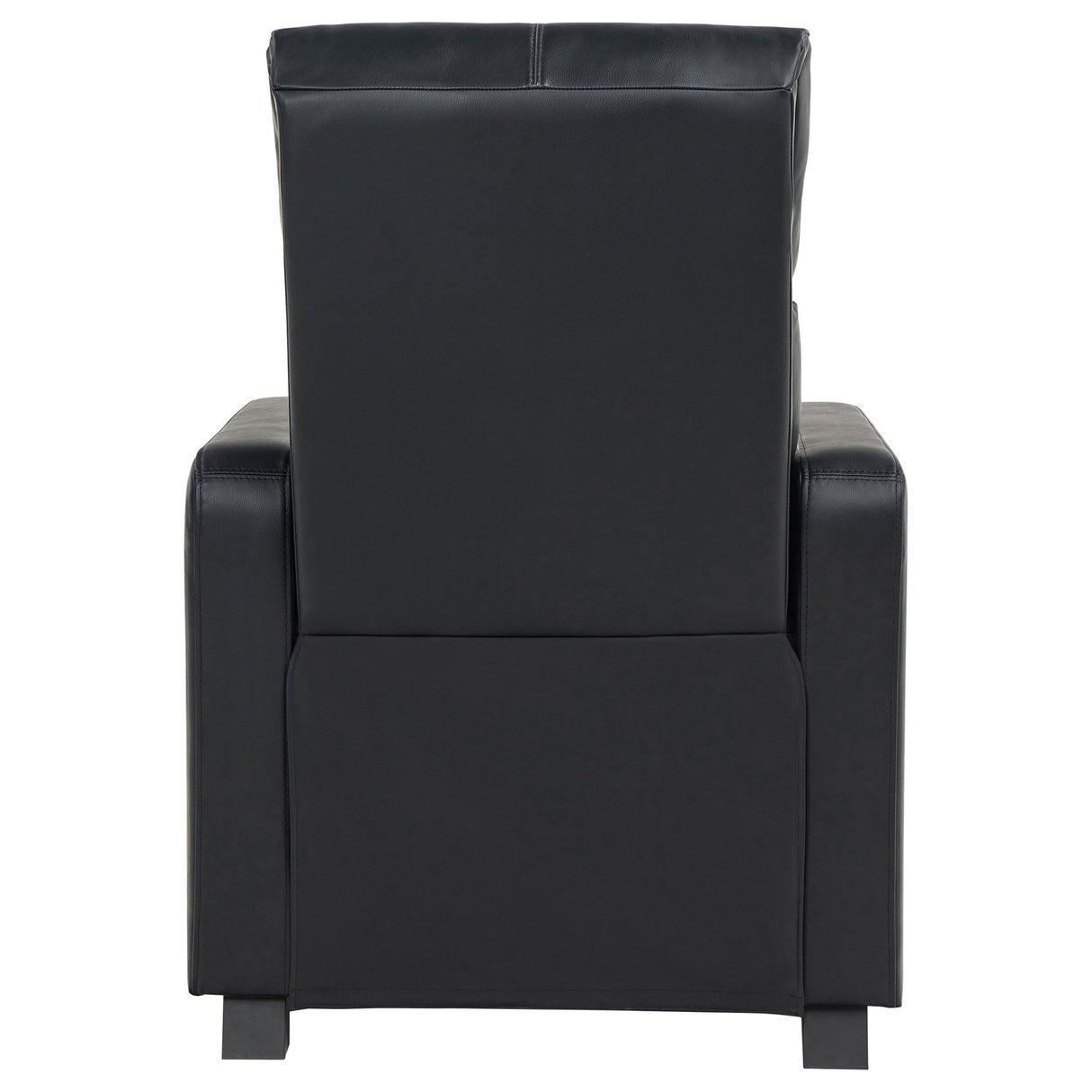 Push Back Recliner - Black