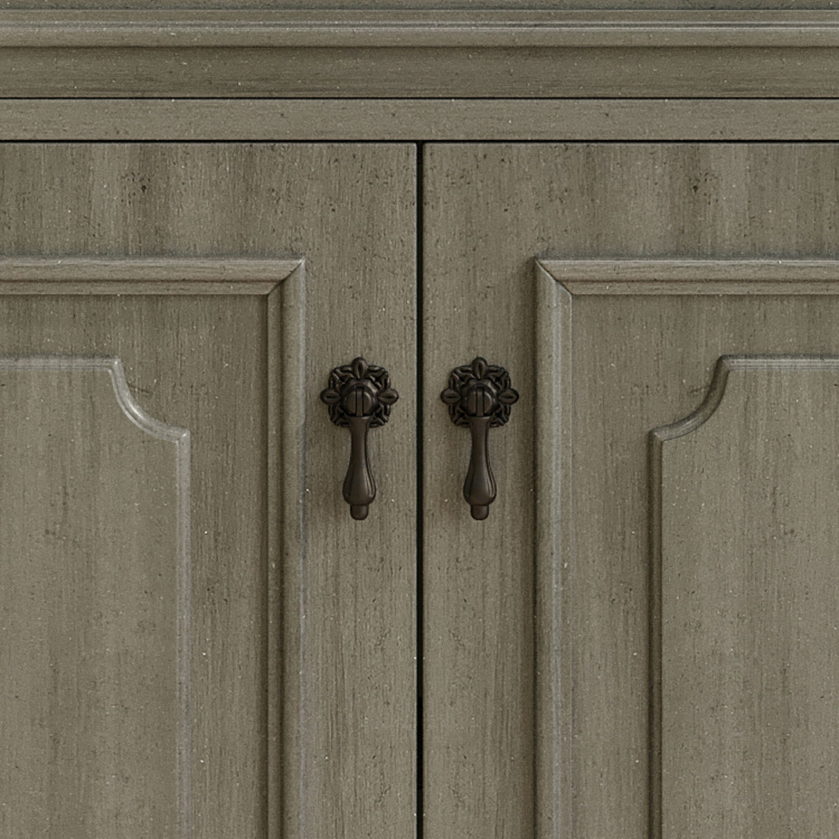 Vintage Bathroom Vanity With Sink, Rustic Cabinet With Soft Close Doors