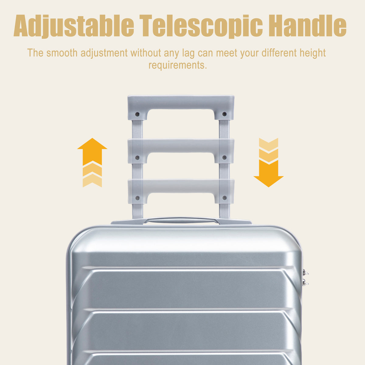 20 Inch ABS Hard Shell Travel Checked Luggage
