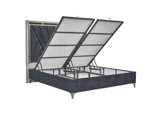 Lavita Modern & Contemporary 5 Pc Queen Upholstered Bedroom Set