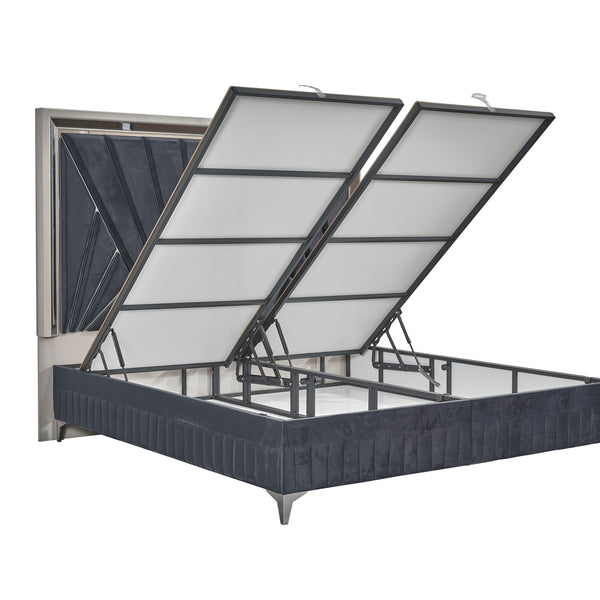 Lavita Modern & Contemporary 5 Pc Queen Upholstered Bedroom Set