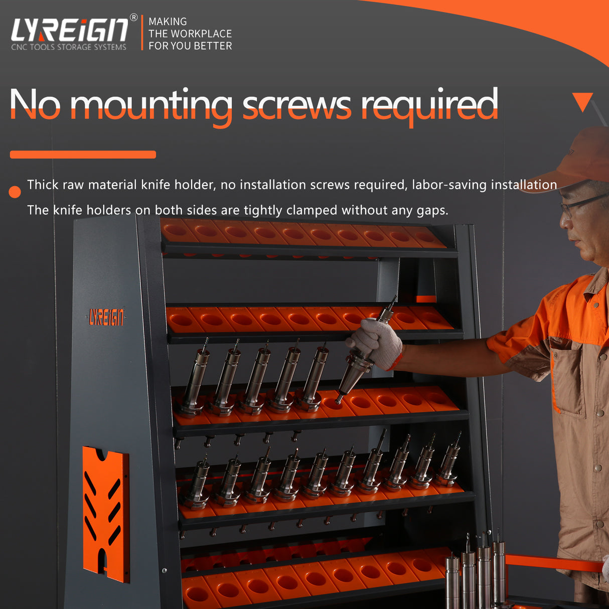 Multifunctional CNC Tool Rack CAT40 Tool Holder