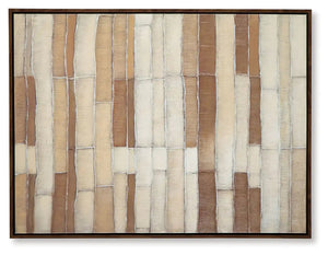 Kalanmore - Wall Art - Brown / Tan / White - Best Buy Furniture