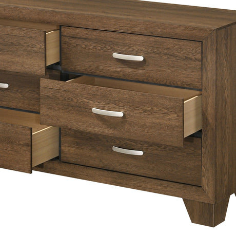 Miquell - Dresser - Oak - Best Buy Furniture
