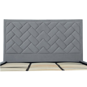 Crosby - Bed With Upholstered Headboard And Slats