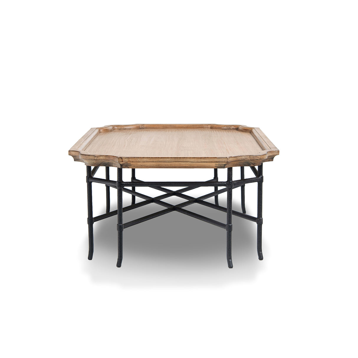 Foundry 55" Solid Block Plinth Coffee Table Heritage Light