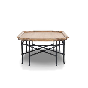 Foundry 55" Solid Block Plinth Coffee Table Heritage Light