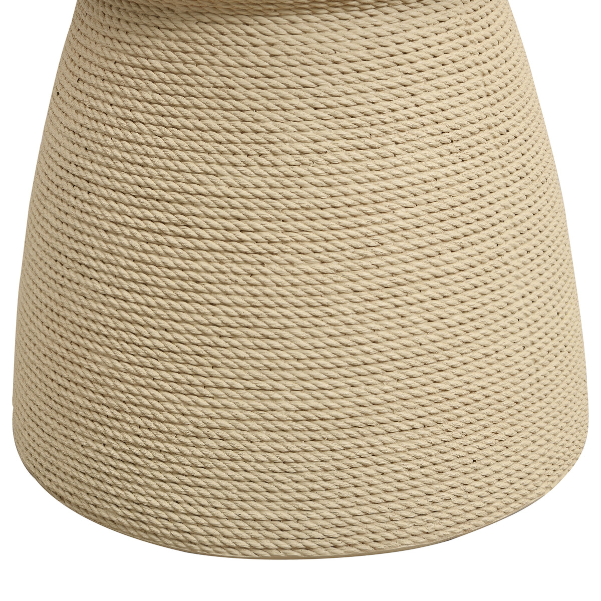 Simulated Rattan MGO Side Table – Versatile Indoor & Outdoor Accent