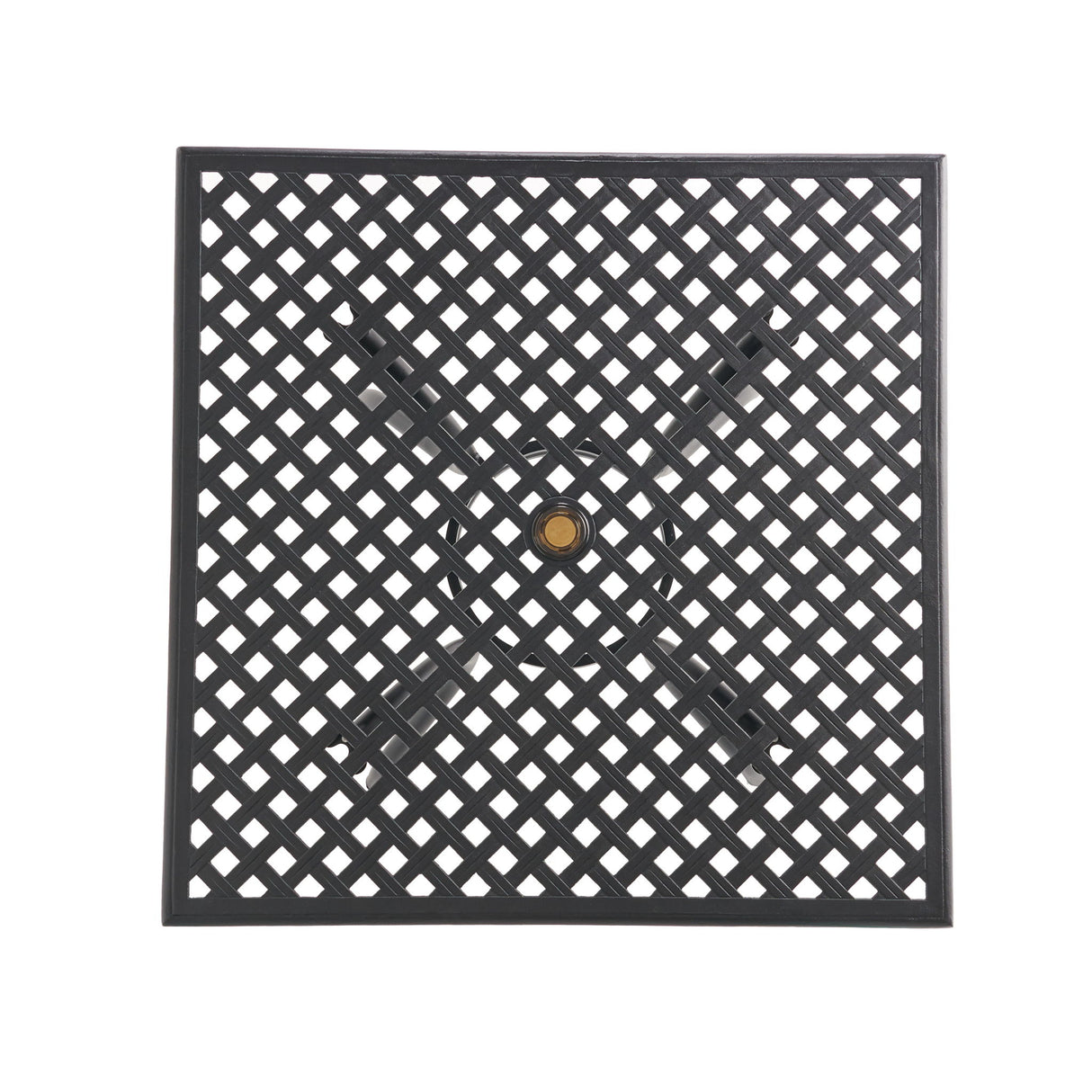 Arch Mesh Dining Table With Lightweight Frame - Black
