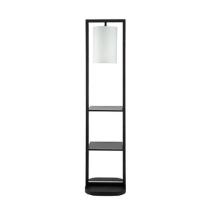 Two Tiered Vertical Shelving Stand with Light