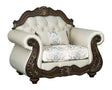 Pierce - Chair With Pillow - Beige / Cherry - Best Buy Furniture