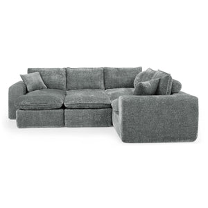Sectional Sofa With Moveable Ottoman