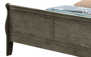 Panel Sleigh Bed