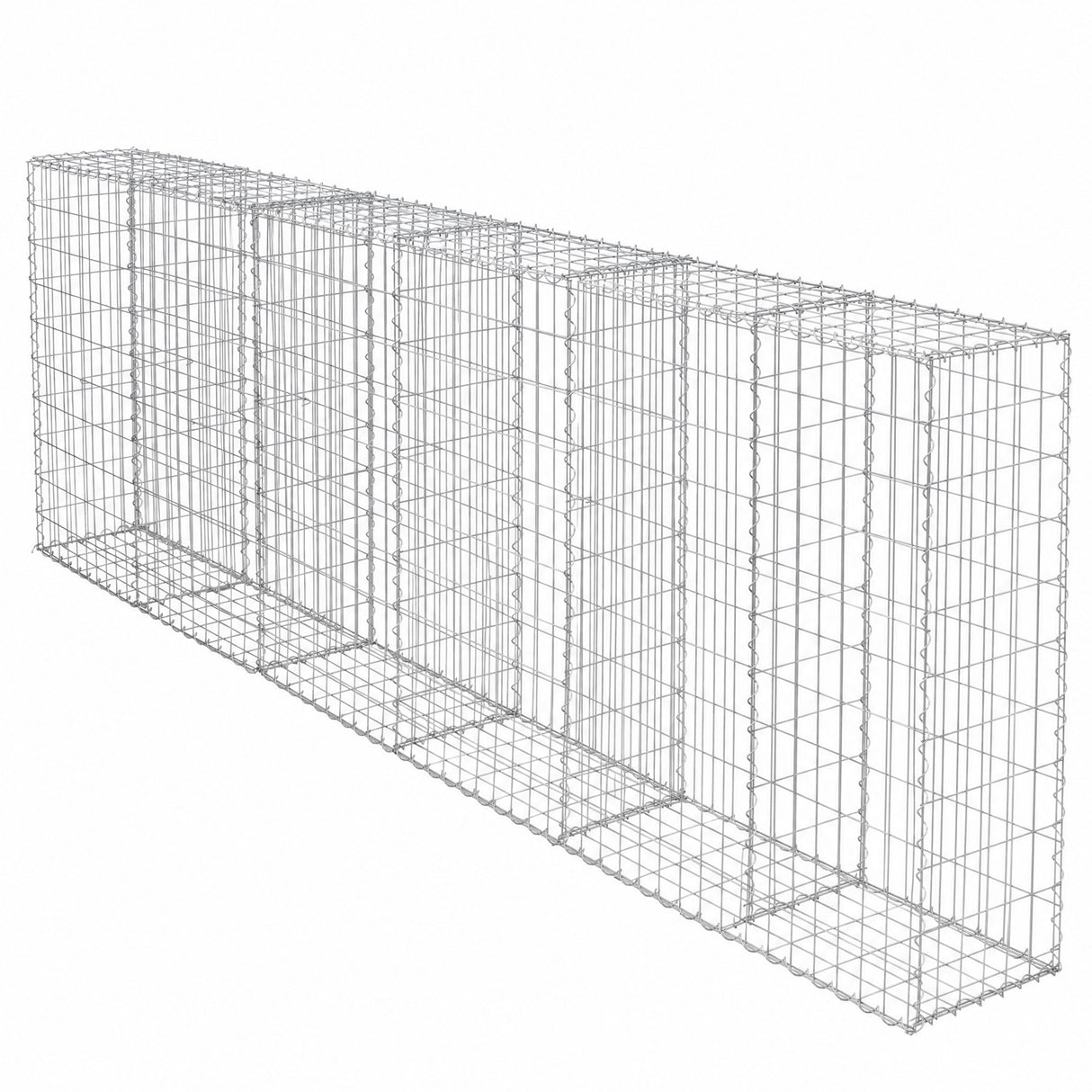 Galvanized Steel Gabion Basket with Dividers
