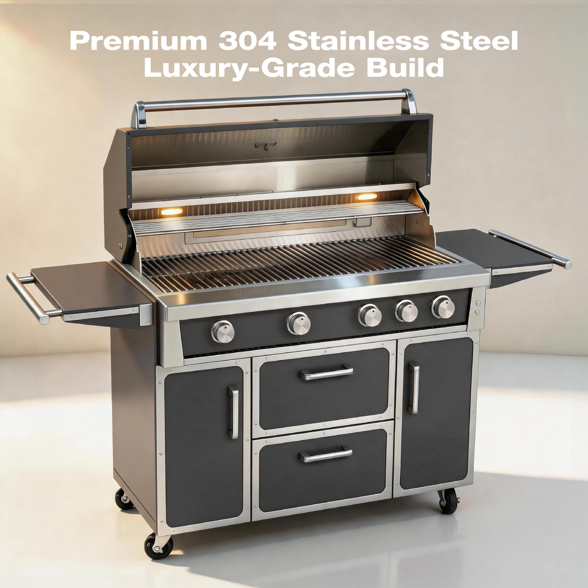 Navratil Premium 49" Stainless Steel Grill
