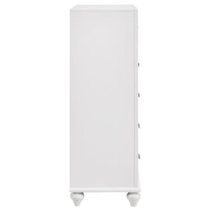 Randall - 5 Drawer Chest - White