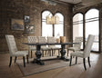 Morland - 7 Pieces Dining Room Set - Black - Best Buy Furniture